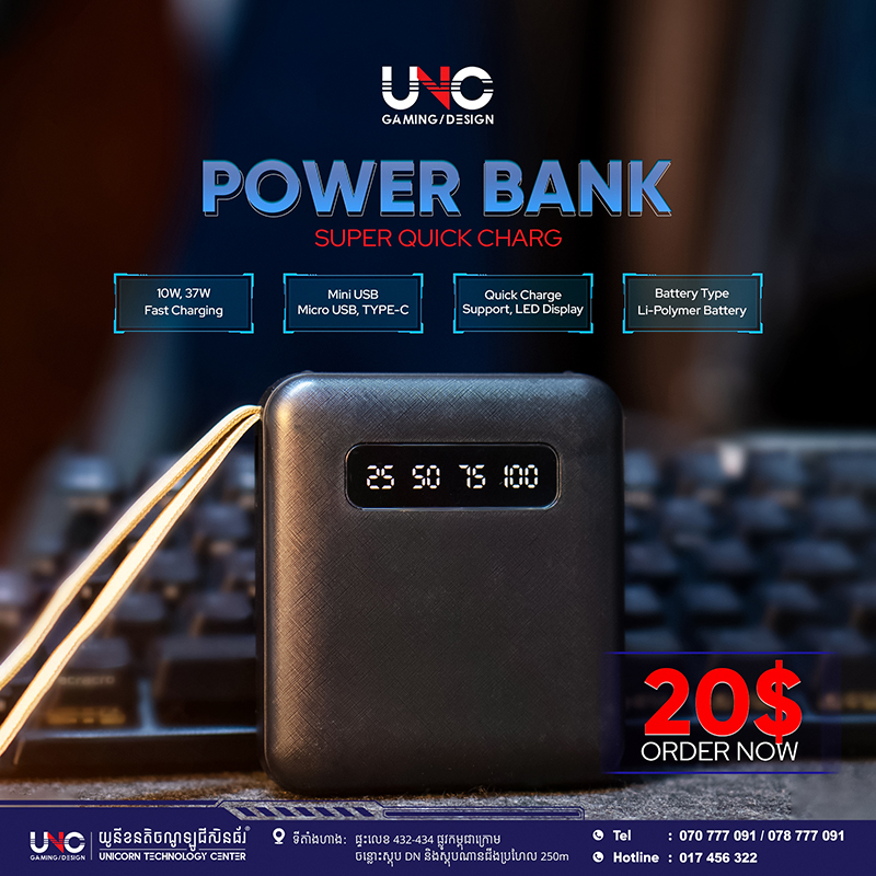 POWER BANK Super quick charge
