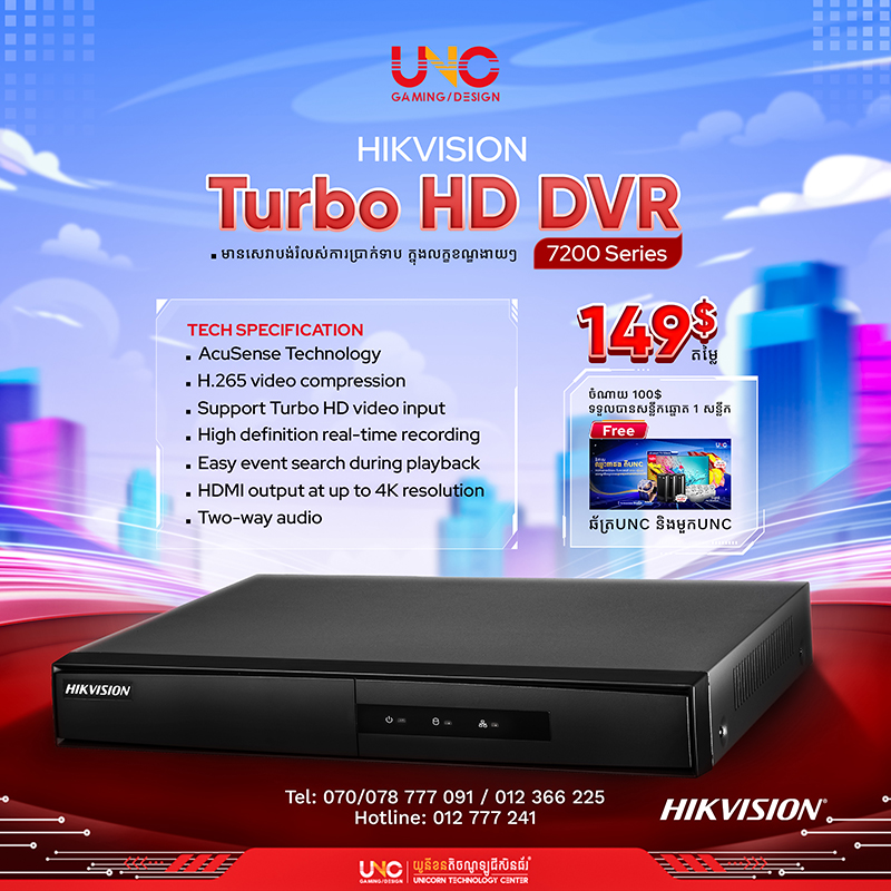HikVison Turbo HD DVR 7200 Series